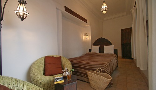 Habitación, patio