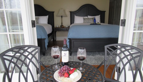 Habitación Deluxe, 2 camas de matrimonio, balcón, vistas a la montaña (#6)