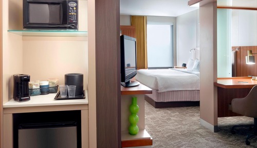 Suite, 1 cama de matrimonio grande con sofá cama (Mobility/Hearing Access, Roll-In Shwr)