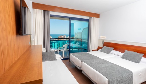 Habitación doble, vistas al mar