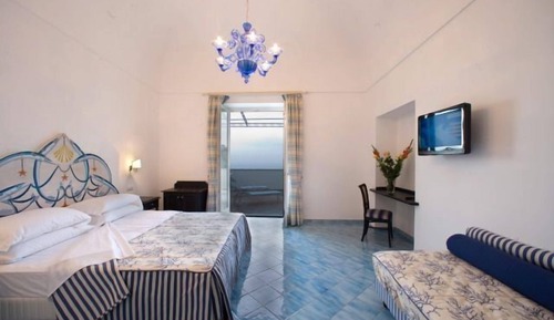 Habitación cuádruple, balcón, vistas al mar