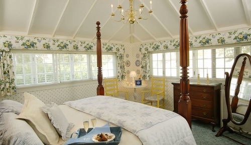 Suite superior, chimenea