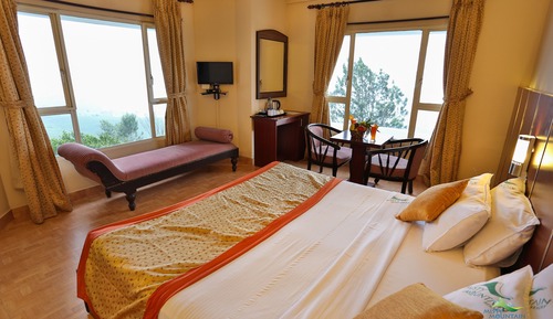Habitación Deluxe doble, 1 cama doble, vistas a la montaña