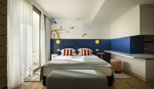 Family Room, Balcony, Partial Sea View (Falky Seaside)