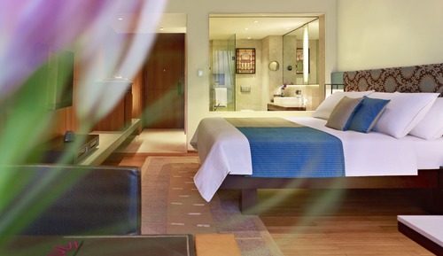 Habitación Deluxe, 1 cama de matrimonio grande, vistas a la piscina