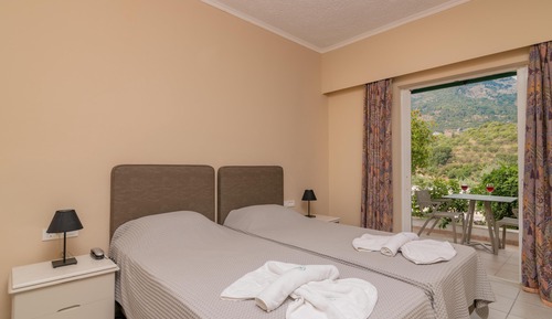 Habitación estándar doble, vistas al jardín