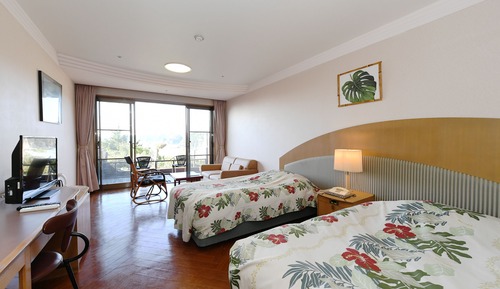Habitación, no fumadores, vistas a la playa (ROH-Ground Floor-Japanese or Twin)
