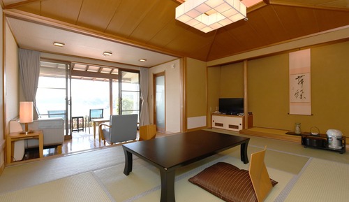Habitación, no fumadores, vistas a la playa (Japanese Room, Private Open Air Bath)