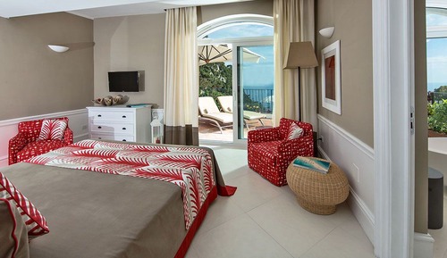 Suite, terraza, vistas al mar
