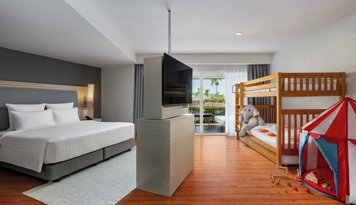 Suite familiar, 1 habitación, balcón, vistas al jardín