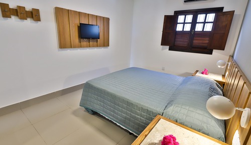 Habitación doble, vistas a la piscina