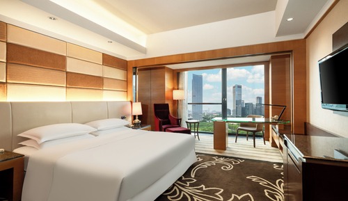 Habitación, 1 cama de matrimonio grande, no fumadores, vistas a la ciudad