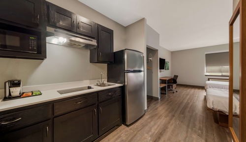 Habitación estándar, 2 camas de matrimonio, no fumadores, cocina básica