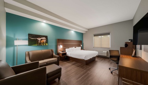 Suite, 1 cama de matrimonio grande, accesible para personas con discapacidad, no fumadores (Kitchen)
