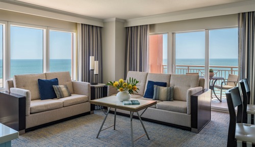 Suite, 2 habitaciones, vistas al mar, frente al mar (Full Kitchen)