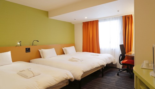 Habitación Deluxe con 2 camas individuales, no fumadores (for 3 person)