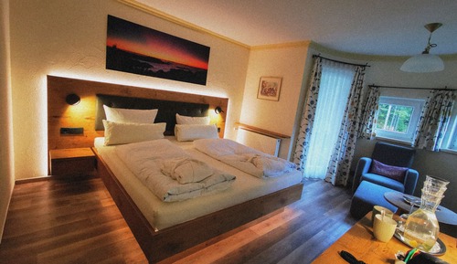 Habitación estándar doble, balcón (Waldseite)