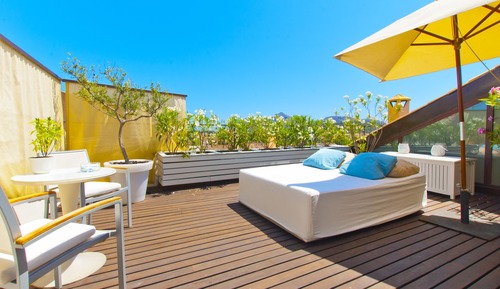 Habitación Deluxe, terraza (Safo)