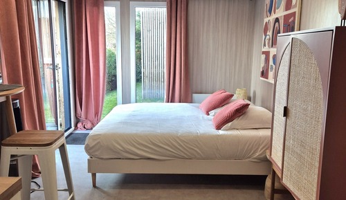 Casa de campo, accesible para personas con discapacidad, baño privado