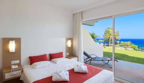 Habitación familiar, vistas al mar