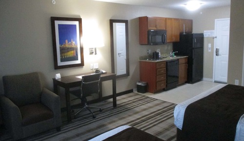 Habitación estándar, 2 camas de matrimonio, no fumadores, cocina básica