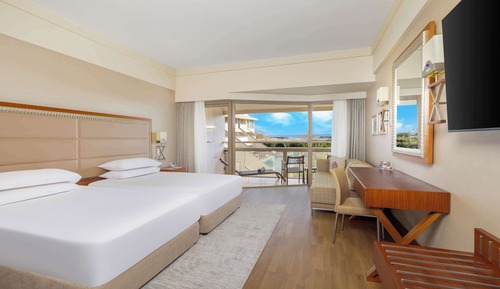 Habitación Deluxe, 1 cama de matrimonio grande, vistas al mar