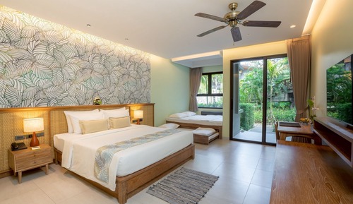 Habitación familiar con 1 cama doble o 2 individuales