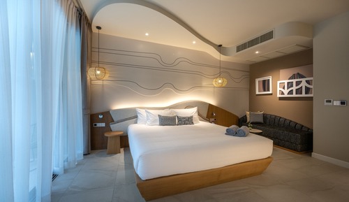 Habitación junior, acceso a la piscina (Suite Upper Floor Double)