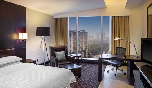 Habitación Club, 1 cama de matrimonio grande, no fumadores, vistas a la ciudad