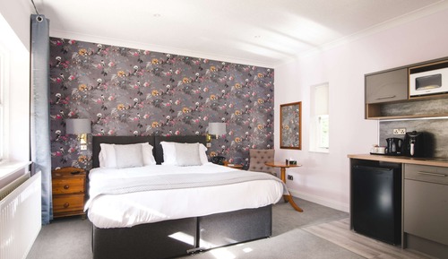 Habitación estándar, 1 cama doble, cocina básica, en la zona del patio