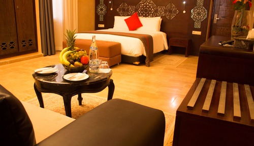 Suite junior, terraza