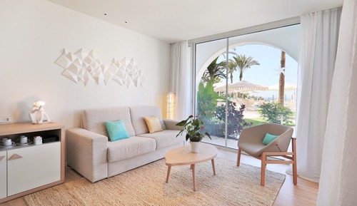 Suite, terraza, vistas al mar
