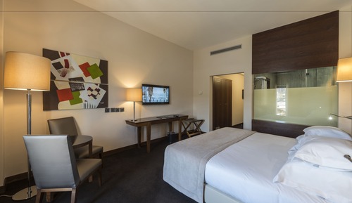 Habitación individual, vistas al río