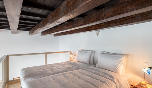 Habitación triple, vistas al mar