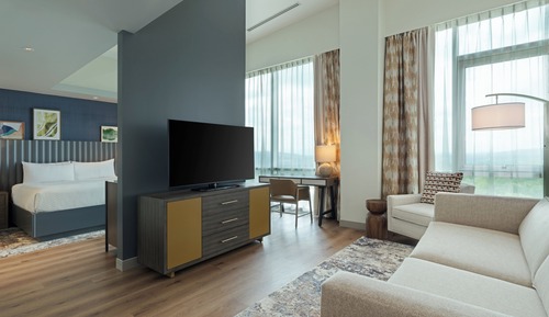 Suite, 1 cama de matrimonio grande (Bath Shower Combination)