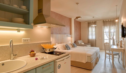 Estudio Deluxe, vistas al mar