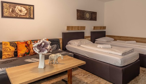 Habitación con 2 camas individuales