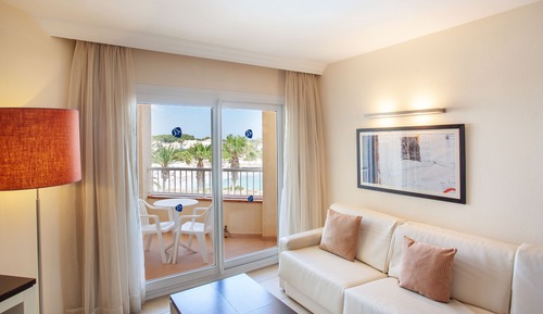 Apartamento, 2 habitaciones, terraza, vistas parciales al mar (4 Adults)