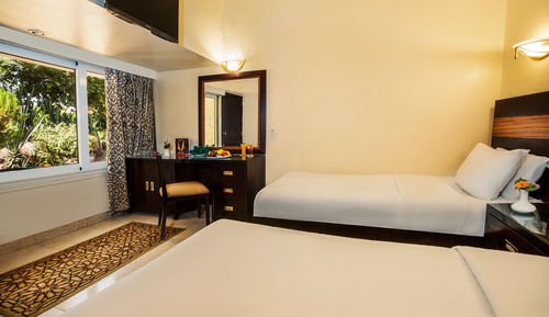 Habitación estándar doble, vistas al jardín