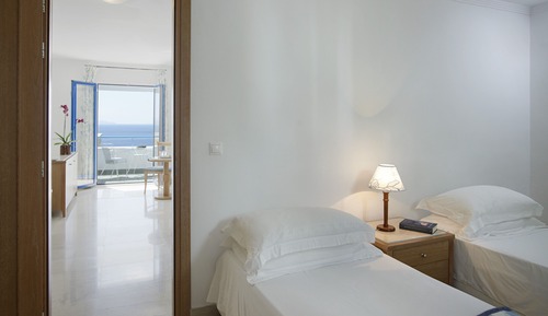 Habitación familiar, vistas al mar
