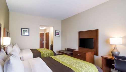 Habitación, 2 camas de matrimonio, accesible para personas con discapacidad, no fumadores