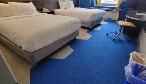 Habitación estándar, 2 camas de matrimonio, accesible para personas con discapacidad
