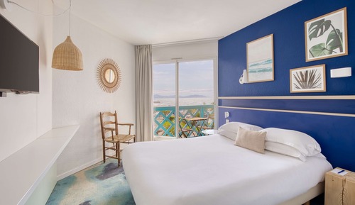 Habitación Deluxe, 1 cama de matrimonio, no fumadores, vistas al mar (Twin bed on request)