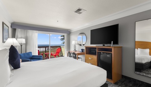 King Bed, Ocean View 