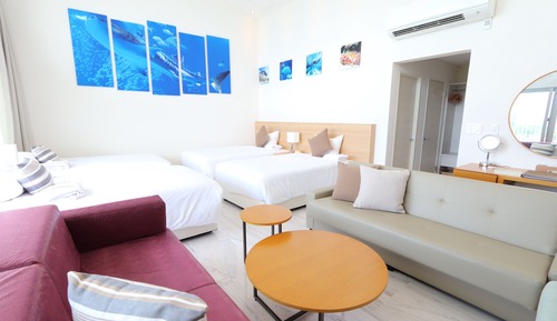 Habitación Deluxe con 2 camas individuales, vistas al mar (Premium Ocean View)