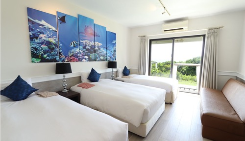 Habitación estándar con 2 camas individuales, no fumadores (Garden Pool, up to 2 people)