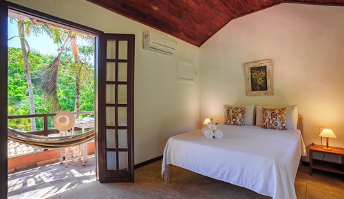 Habitación superior, 1 cama doble, patio, vistas al jardín (Casal)