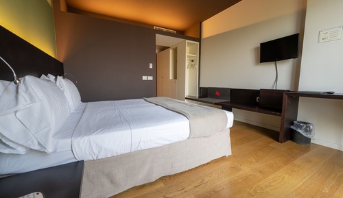 Habitación superior, vistas al jardín