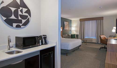 Habitación estándar, 1 cama de matrimonio grande con sofá cama (Roll-In Shower)