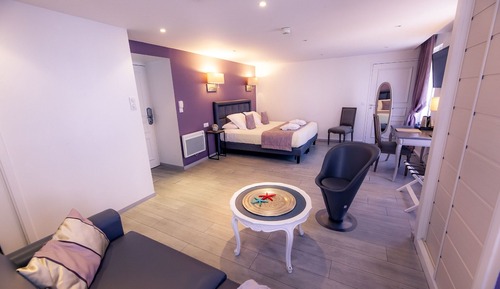 Habitación familiar, 1 cama de matrimonio grande con sofá cama